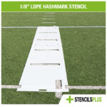 Hashmark Stencil